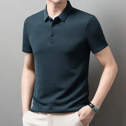 AirKnit Breathable Textured Polo Shirt