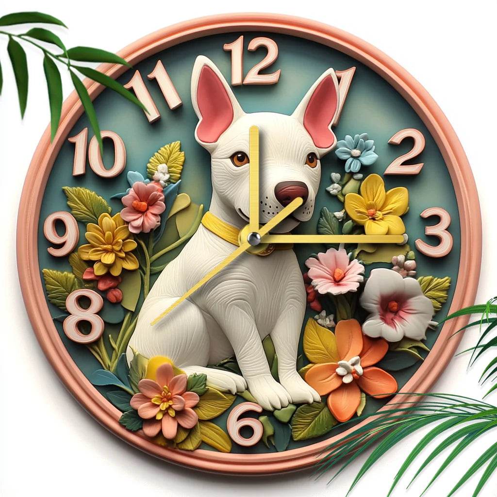 Bullmastiff Silent Wall Clock - Montero Milan
