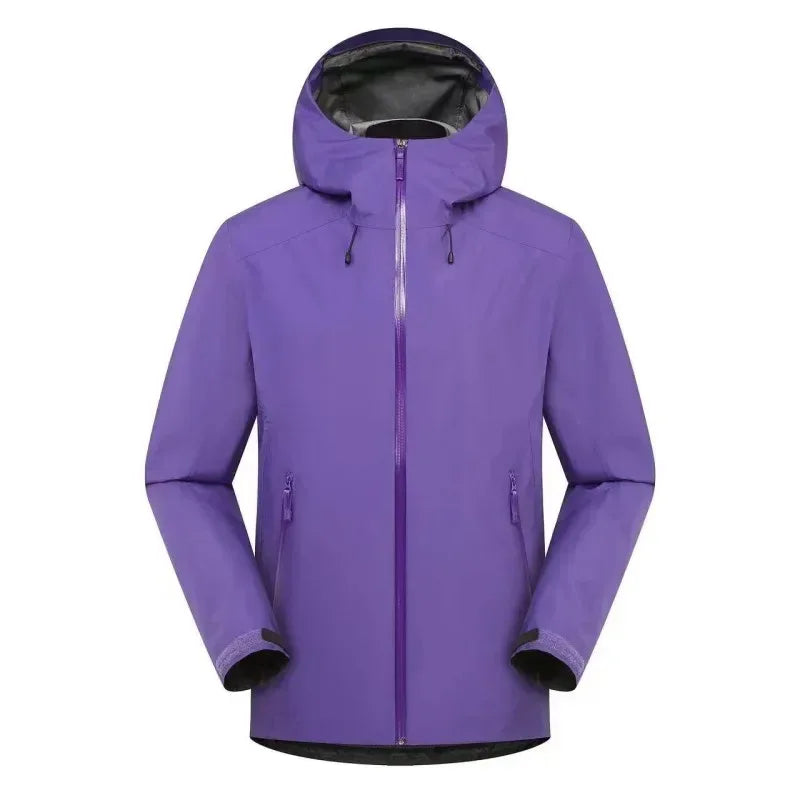 ARC BETA Embroidery Logo Rain Jacket Sports Ski Camping Outdoor Mountain Climbing Windproof Waterproof Three Layer Unisex Coat