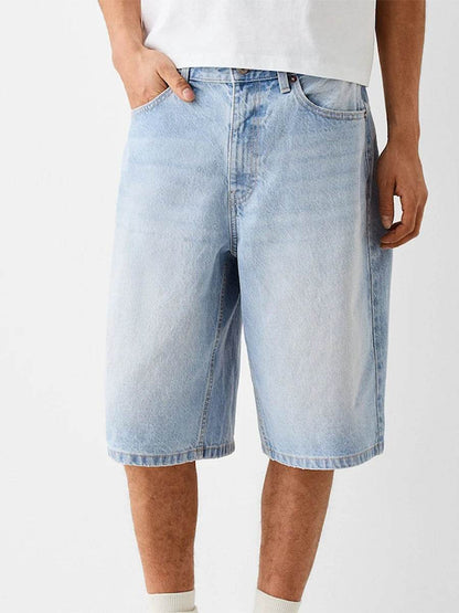 Baggy Vintage Wash Jorts - Montero Milan