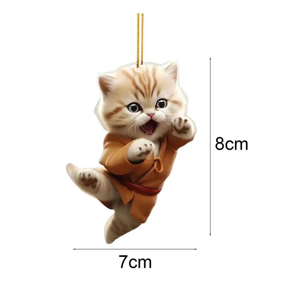 Kung Fu Cat Ornament ( 1 PCs / 4 PCs ) - Montero Milan