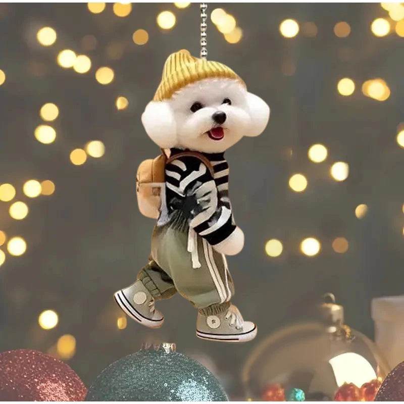 Adorable Puppy Hanging Ornament ( 1 PCs / 4 PCs) - Montero Milan