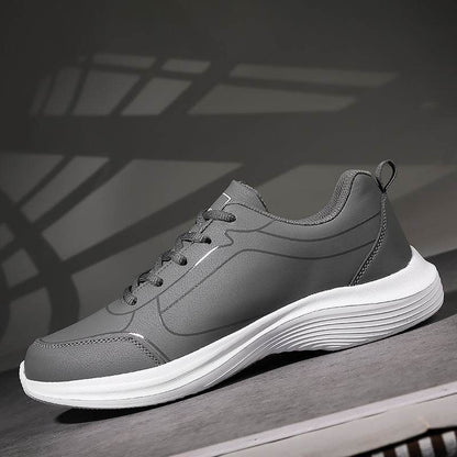 New Men Running Shoes Winter Warm Male Sneakers Anti-slip Breathable Men's Walking Shoes Lace Up Soft Casual Shoes Lightweight - Montero Milan