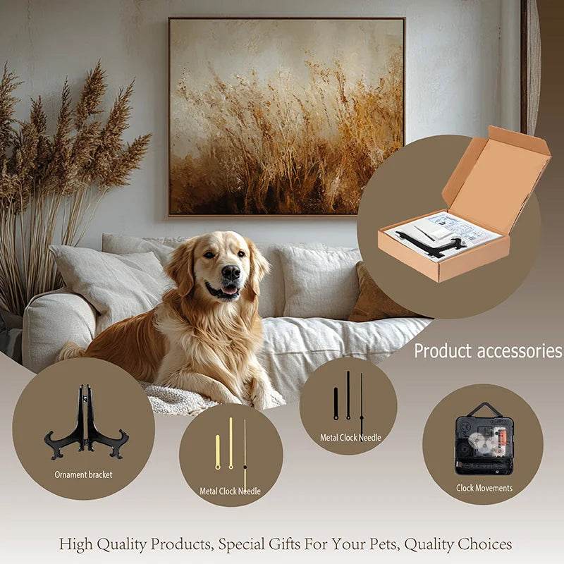 Jack Russell Terrier Silent Wall Clock - Montero Milan