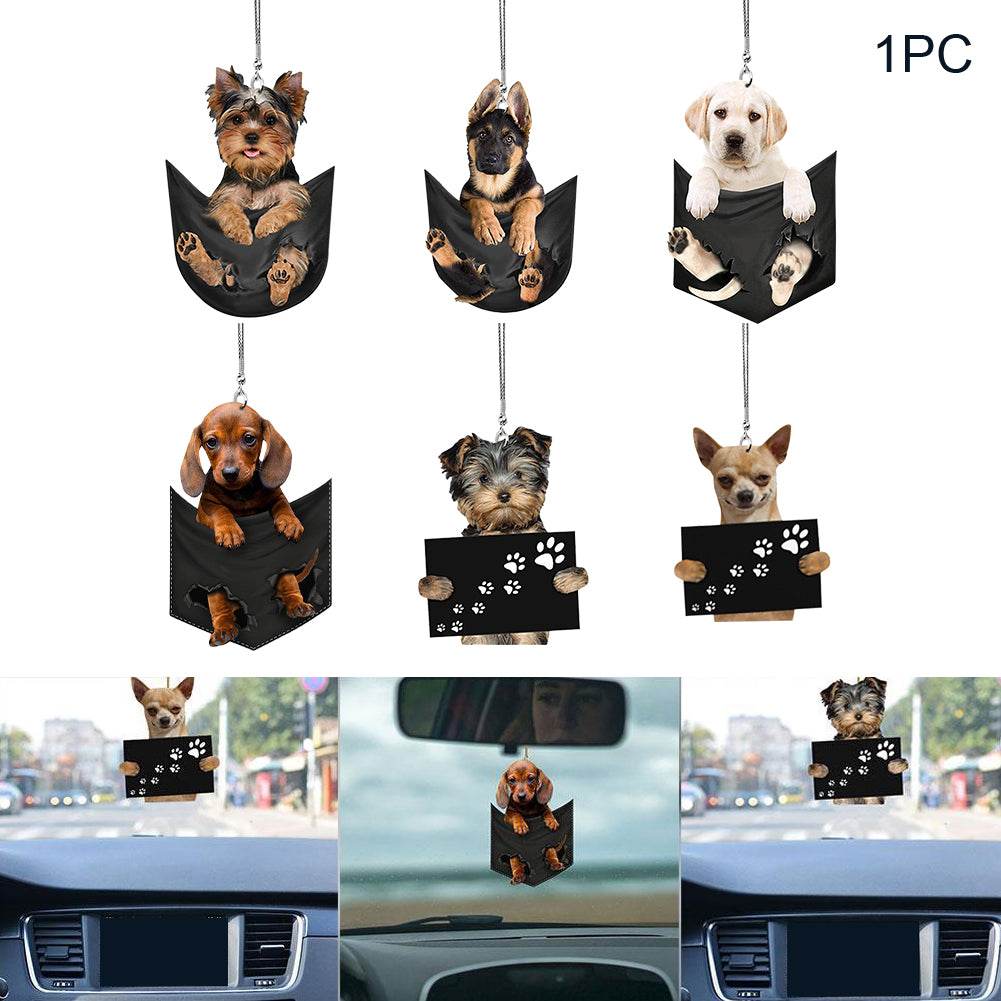 Adorable Puppy Hanging Ornament ( 1 PCs / 6 PCs) - Montero Milan
