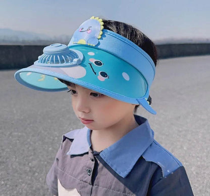 Kids Sun Visor Fan Hat - Montero Milan