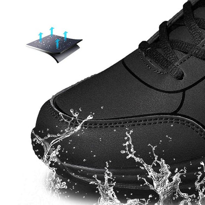 New Men Running Shoes Winter Warm Male Sneakers Anti-slip Breathable Men's Walking Shoes Lace Up Soft Casual Shoes Lightweight - Montero Milan