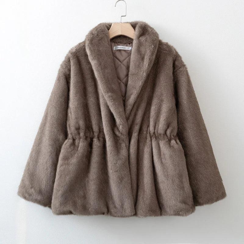 faux fur coat women