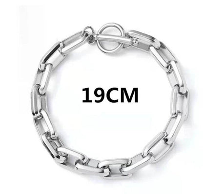 Titanium Steel Chain-Link Bracelet - Montero Milan