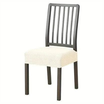 1PC Stretch Dining Chair Seat Cover Jacquard Solid Color Chairs Covers Removable Anti-Dust Chair Cushion Slipcovers Hotel Home - Montero Milan