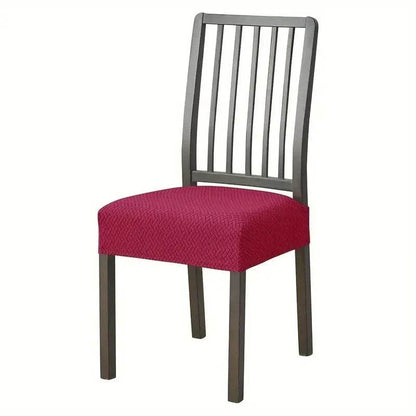 1PC Stretch Dining Chair Seat Cover Jacquard Solid Color Chairs Covers Removable Anti-Dust Chair Cushion Slipcovers Hotel Home - Montero Milan