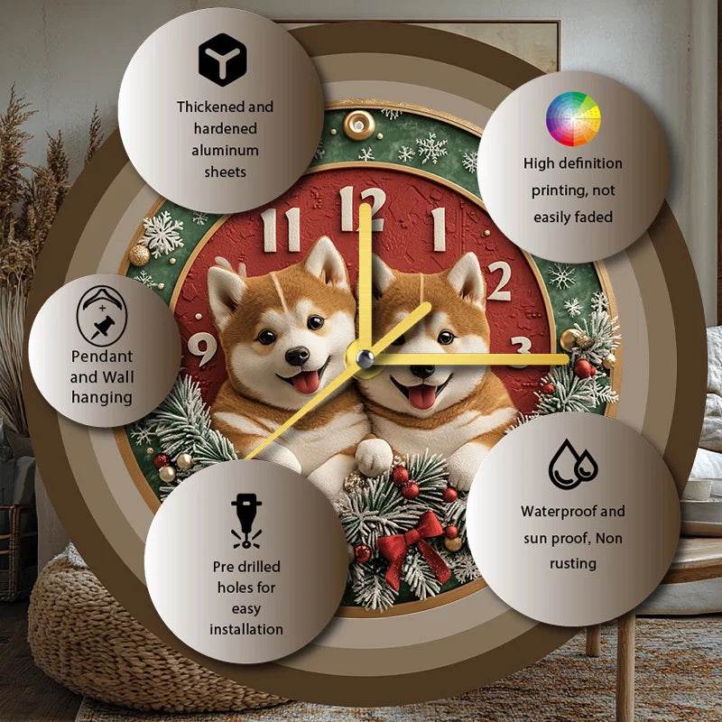 Akita Silent Wall Clock - Montero Milan