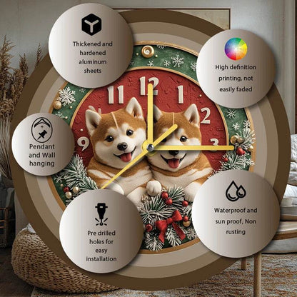 Akita Silent Wall Clock - Montero Milan