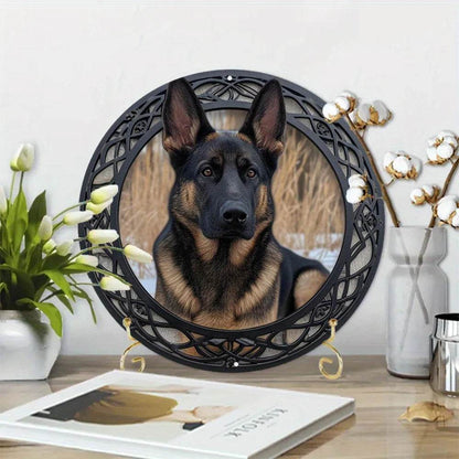 German Shepherd Flat 3D Ornament - Montero Milan
