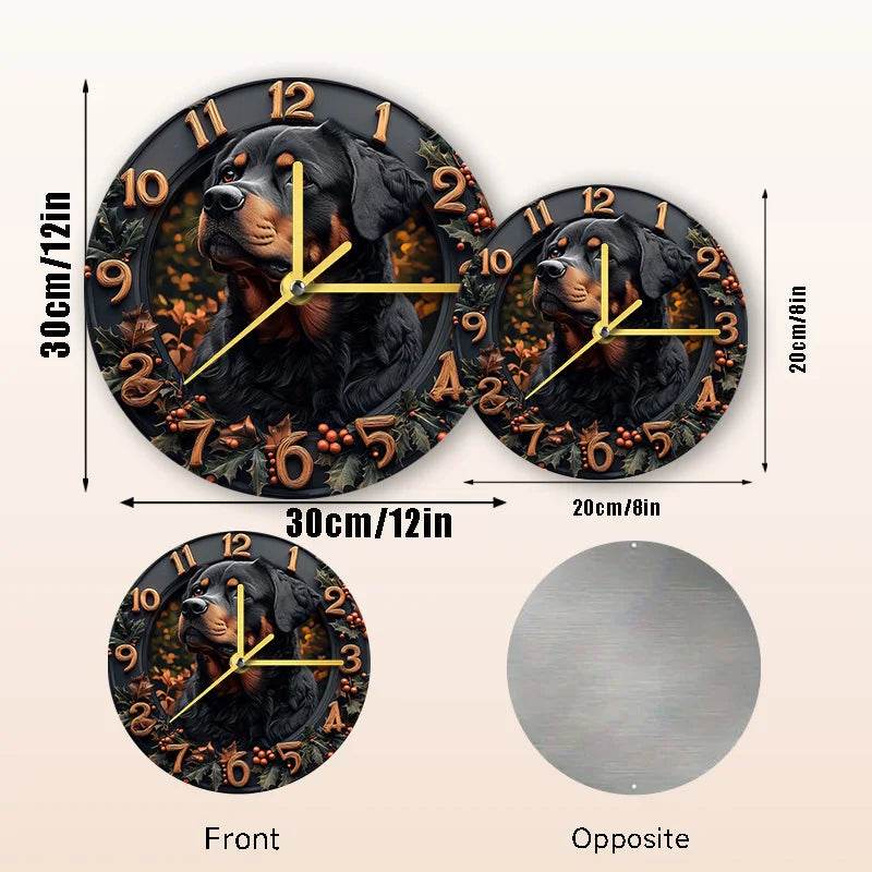 Rottweiler Silent Wall Clock - Montero Milan