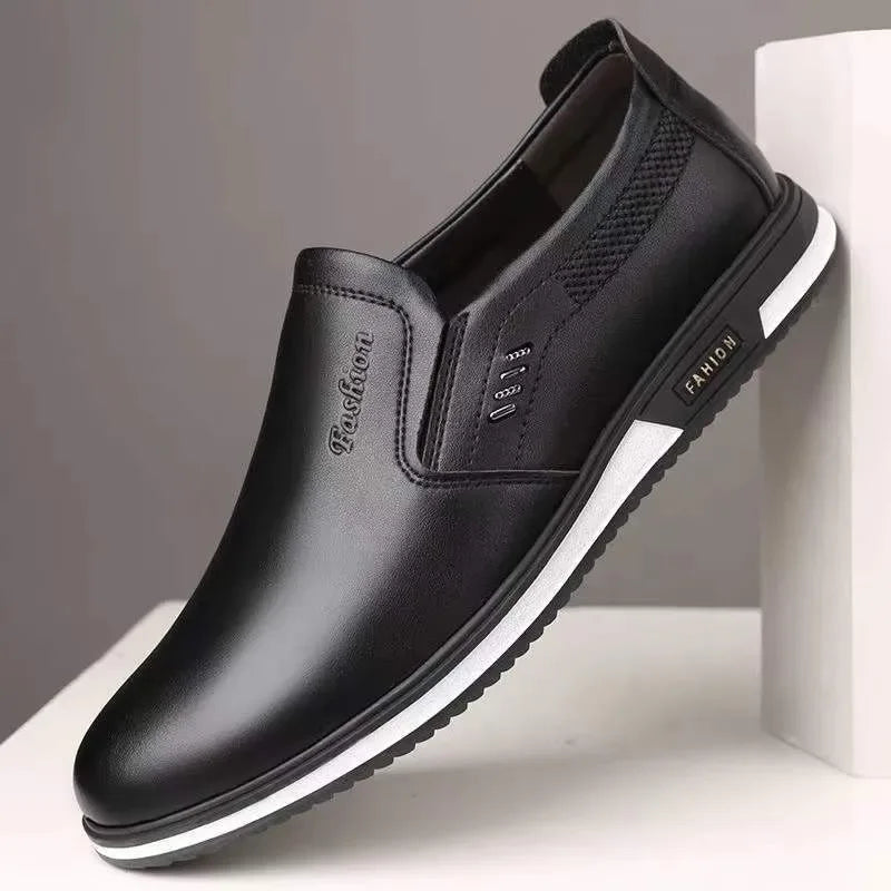 Luxury Men's Leather Shoes Comfortable Loafers Slip on Male Moccasins Non Slip Driving Shoes High Quality Men Shoes Plus Size