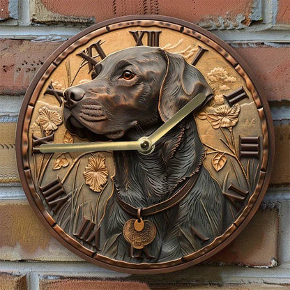 Labrador Retriever Silent Wall Clock - Montero Milan