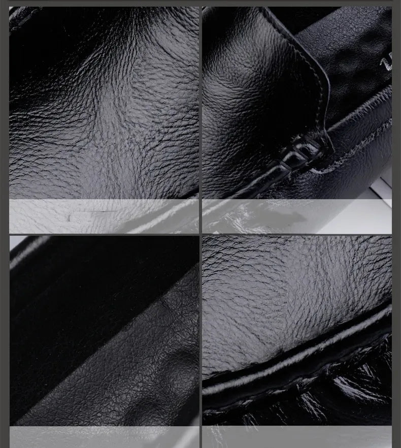 Genuine Leather Men Casual Shoes Luxury Brand Mens Loafers Moccasins Breathable Slip on Italian Driving Shoes Chaussure Homme