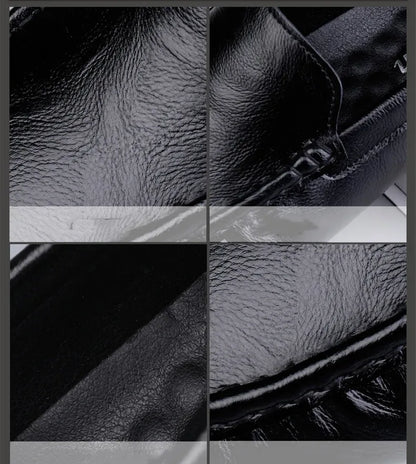 Genuine Leather Men Casual Shoes Luxury Brand Mens Loafers Moccasins Breathable Slip on Italian Driving Shoes Chaussure Homme