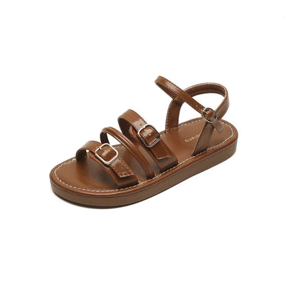Vesta Leather Sandals - Montero Milan