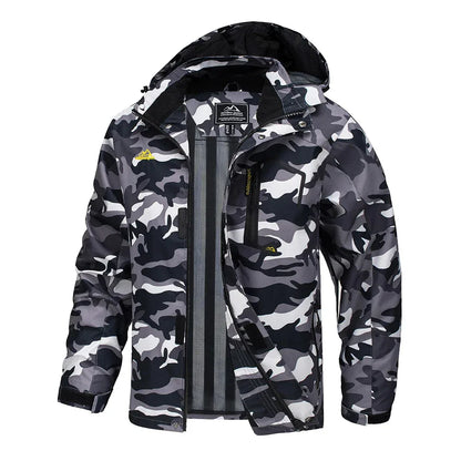 TACVASEN Spring Autumn Lightweight Jackets Mens Mesh Lined Waterproof Rain Jacket Outdoor Fishing Hiking Jacket Male Windbreaker