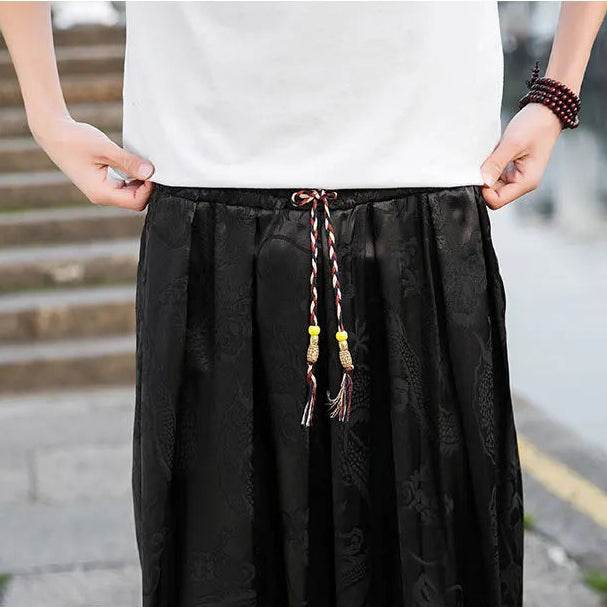 Samurai Style Wide-Leg Trousers - Montero Milan