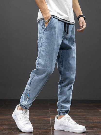 Men's Streetwear Jean Joggers - Montero Milan