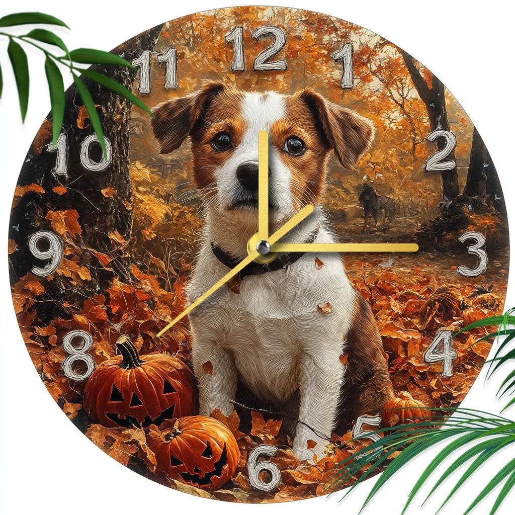 Jack Russell Terrier Silent Wall Clock - Montero Milan