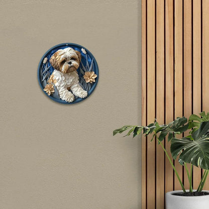 Pug Dog Flat 3D Ornament - Montero Milan
