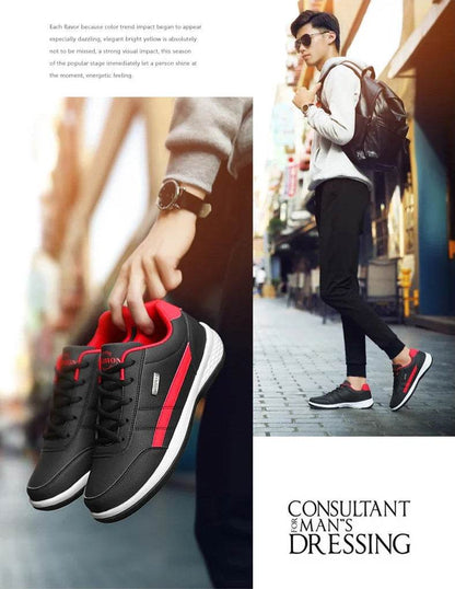 VeroLift™ Waterproof Leather Sneakers - Montero Milan