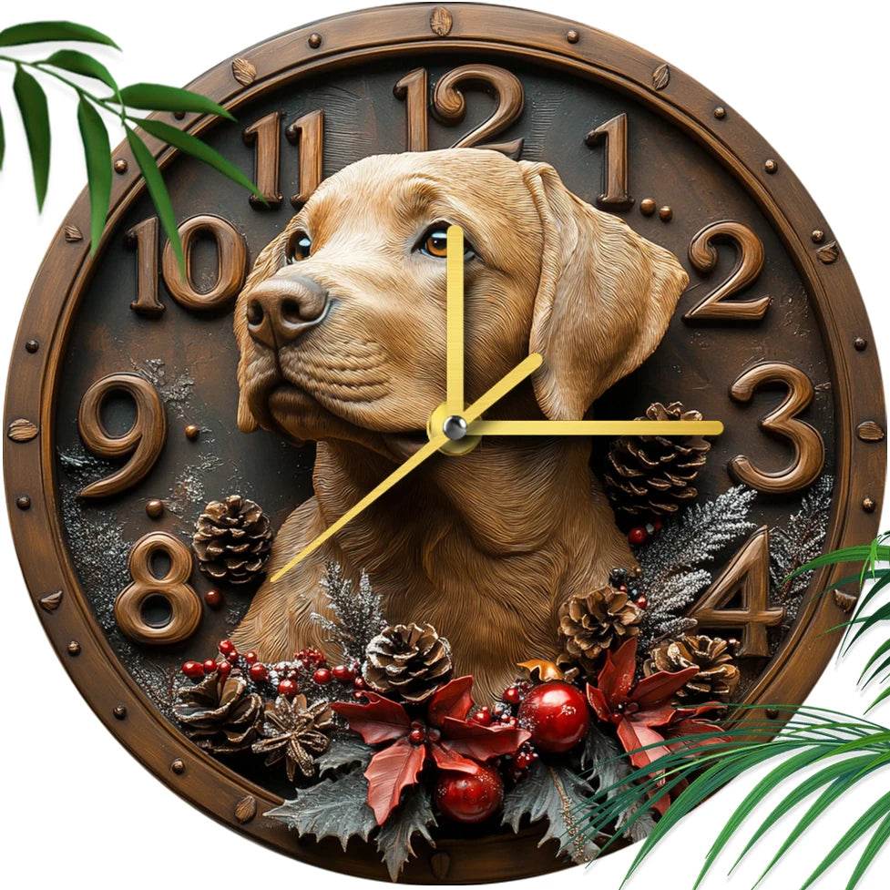 Labrador Retriever Silent Wall Clock - Montero Milan