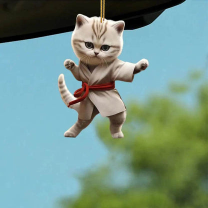 Kung Fu Cat Ornament ( 1 PCs / 4 PCs ) - Montero Milan