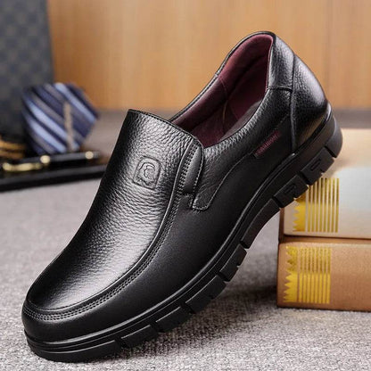 Genuine Leather Casual Shoes For Men Flat Platform Walking Shoes Outdoor Footwear Loafers Breathable Sneakers Handmade Shoes - Montero Milan