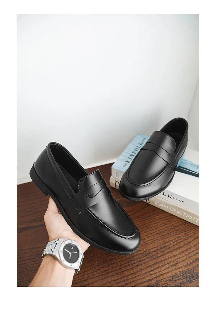 Autumn Suede Loafers Man Large Size 45 Comfort Slip-on Casual Shoes Men Flats Retro Brown Moccasins For Men zapatos de hombre