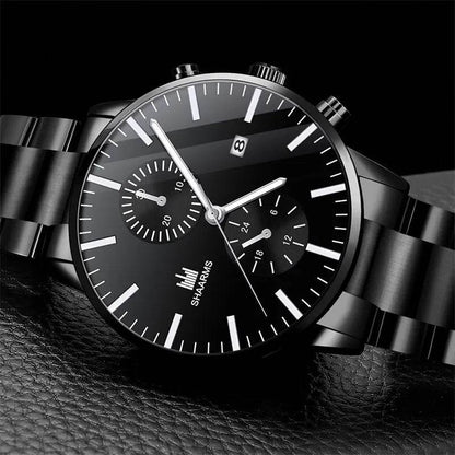 Luxury Stainless Steel Watch & Bracelet Set (Buy 2 Get 1 Free) - Montero Milan