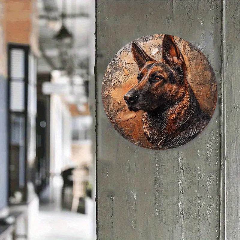 German Shepherds Flat 3D Ornament - Montero Milan