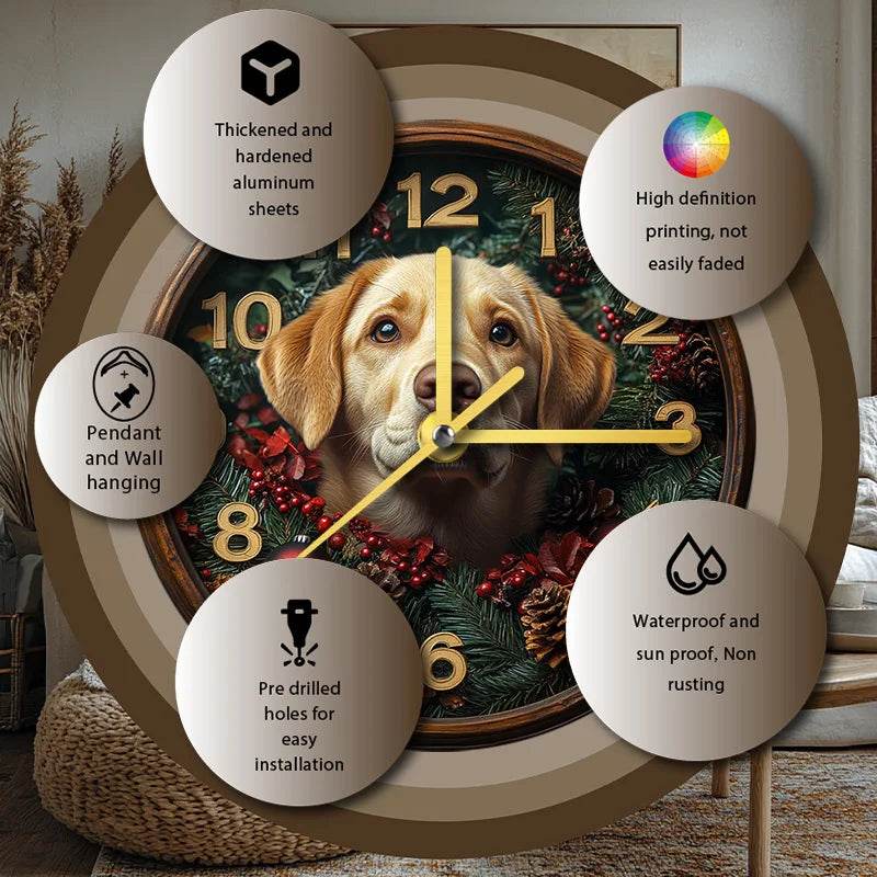 Labrador Retriever Silent Wall Clock - Montero Milan