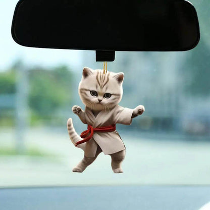 Kung Fu Cat Ornament ( 1 PCs / 4 PCs ) - Montero Milan