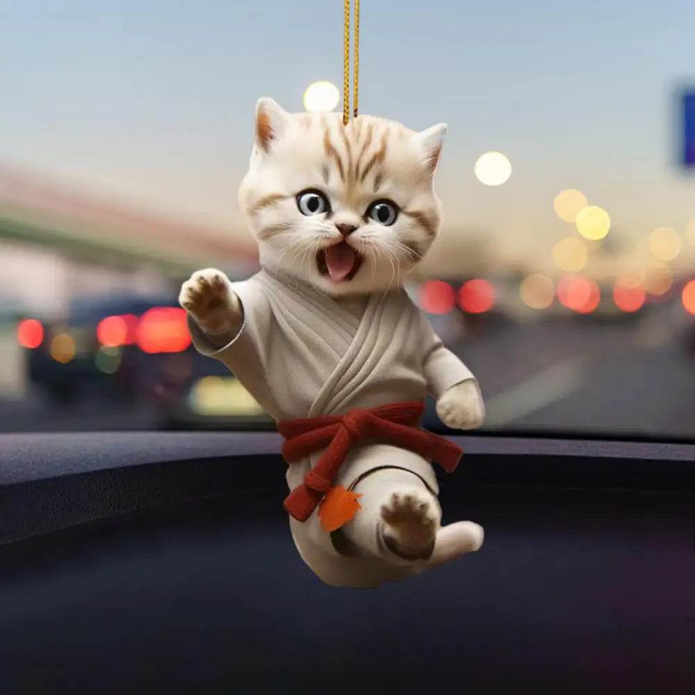 Kung Fu Cat Ornament ( 1 PCs / 4 PCs ) - Montero Milan
