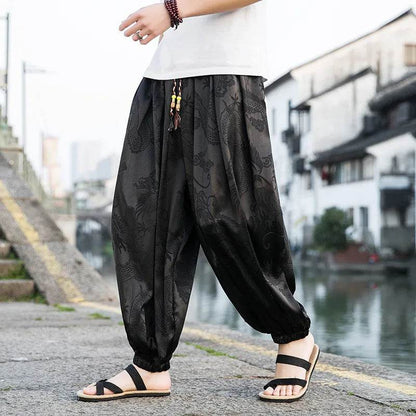 Samurai Style Wide-Leg Trousers - Montero Milan
