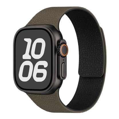 Magnetic Leather Apple Watch Band