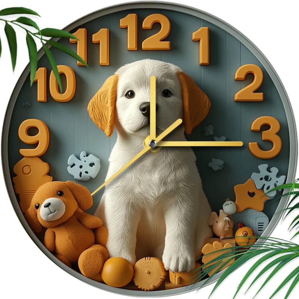Labrador Retriever Silent Wall Clock - Montero Milan