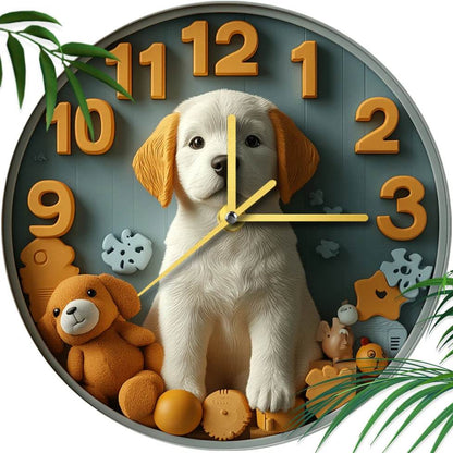 Labrador Retriever Silent Wall Clock - Montero Milan