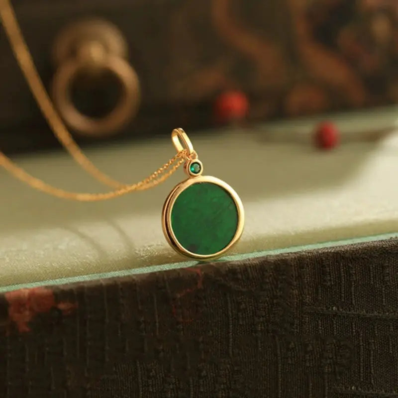 Green Chalcedony Peace & Happiness Necklace