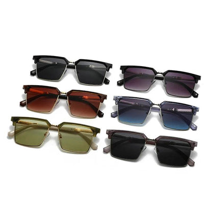 SHAUNA Square Women Fashion Sunglasses Gradient Men Vintage Green Sun Glasses Shades UV400 - Montero Milan