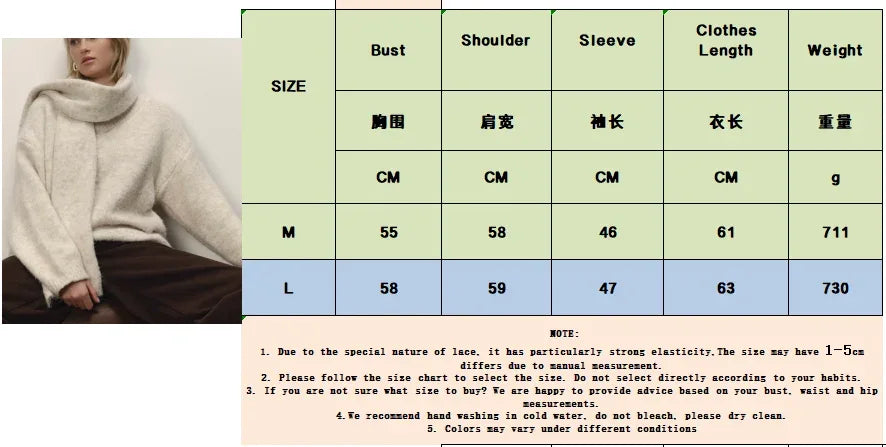Hirsionsan 2025 New Soft Loose V Or O Neck Knitted Sweaters Women Winter Solid Female Pullovers Warm Basic Knitwear Jumper