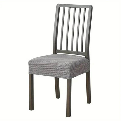 1PC Stretch Dining Chair Seat Cover Jacquard Solid Color Chairs Covers Removable Anti-Dust Chair Cushion Slipcovers Hotel Home - Montero Milan