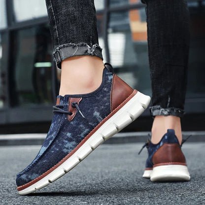 Men Casual Shoes Breathable Loafers Men Sneakers 2024 New Male Comfortable Flat Footwear Sneakers Men Canvas Shoes