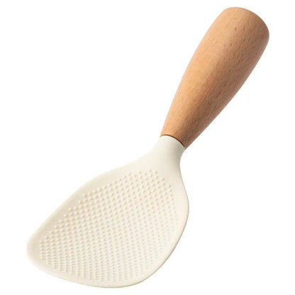 1Pcs Silicone Spoon Non-stick Cooking Spoon Anti-scalding Pot Rice High-temperature-resistant Spoon Durable Kitchen Gadgets - Montero Milan
