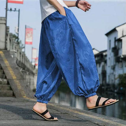 Samurai Style Wide-Leg Trousers - Montero Milan